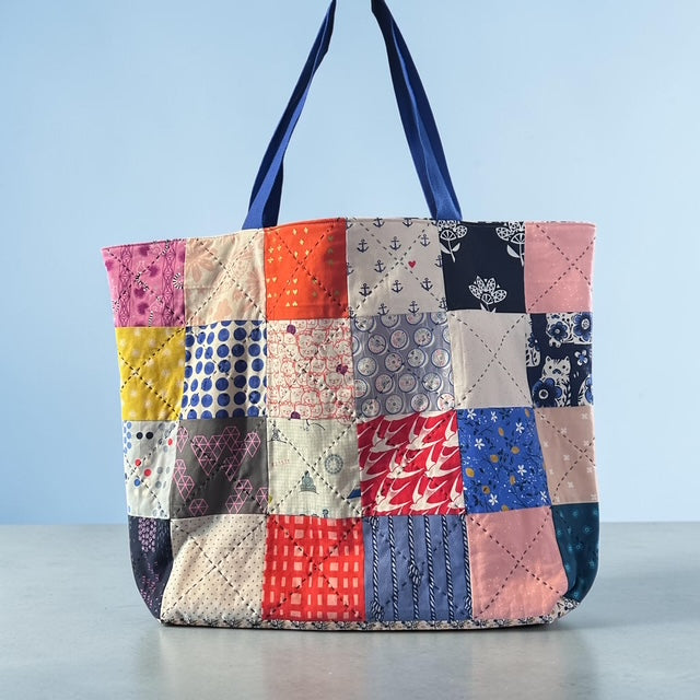 Jumbo Hand-Quilted Tote
