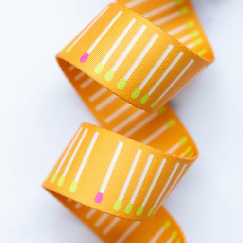 1.5" Meet Your Match in Goldenrod Webbing
