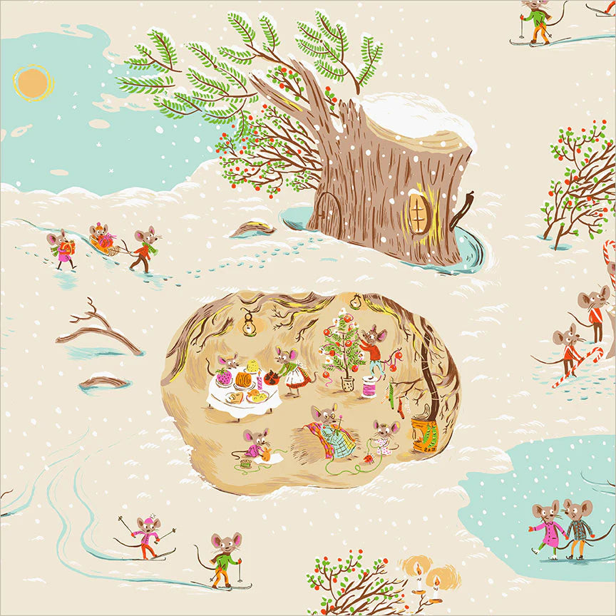 Christmas Mice: Cream