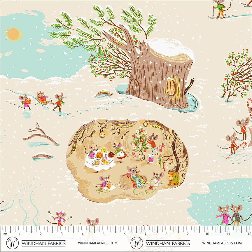 Christmas Mice: Cream