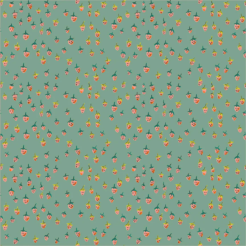 Field Strawberries: Teal