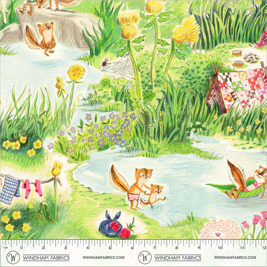 PRE-ORDER Chipmunks Camping, Multi