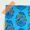 Shalin Turquoise Cotton Coupon