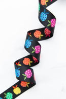 1.5" Rainbow Apples Webbing