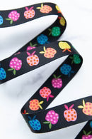 1.5" Rainbow Apples Webbing