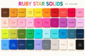 Pre-order Ruby Star Solids Half Yard Bundle