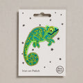 Chameleon Iron-On Embroidered Patch