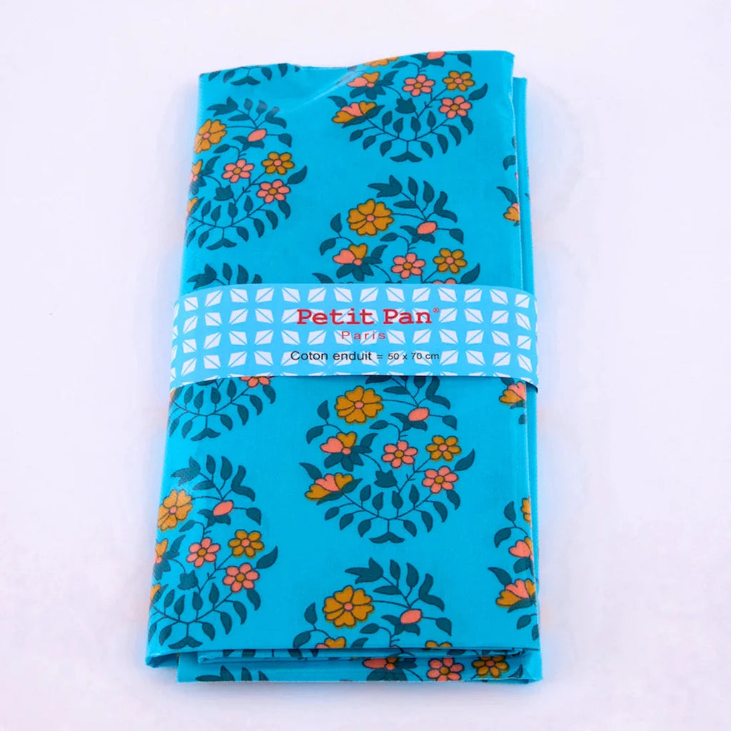 Shalin Turquoise Oilcloth Coupon