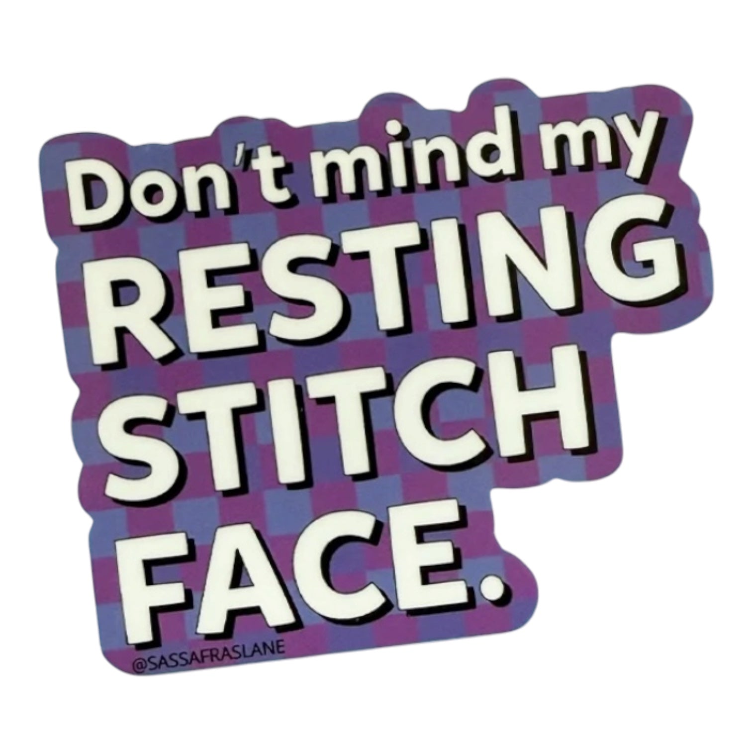 Resting Stitch Face Sticker