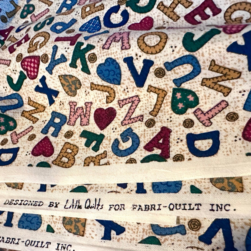 8+ Yard Bundle of OOP Vintage Little Quilts Fabric Bundle