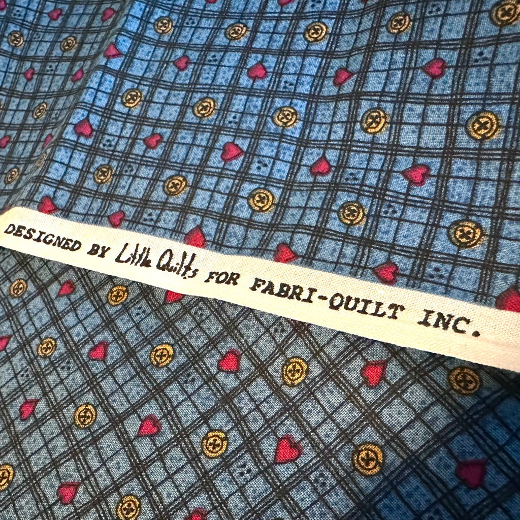 8+ Yard Bundle of OOP Vintage Little Quilts Fabric Bundle