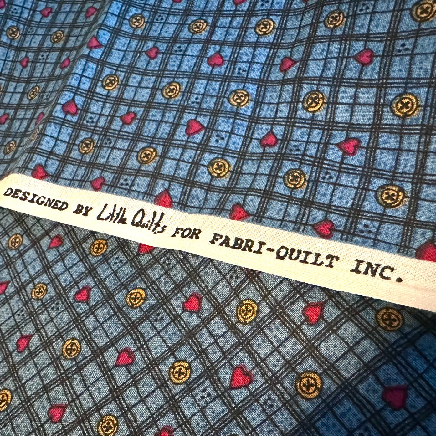8+ Yard Bundle of OOP Vintage Little Quilts Fabric Bundle