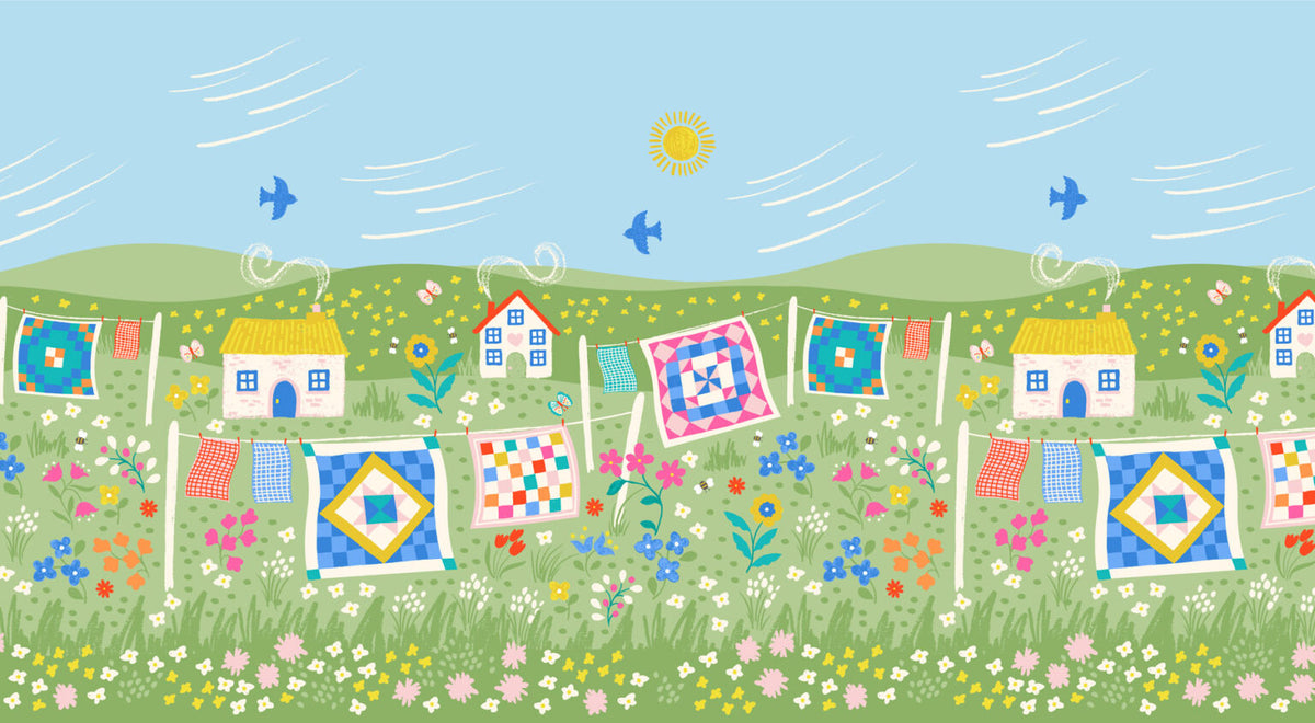 Quilter's Cottage Double Edge Border