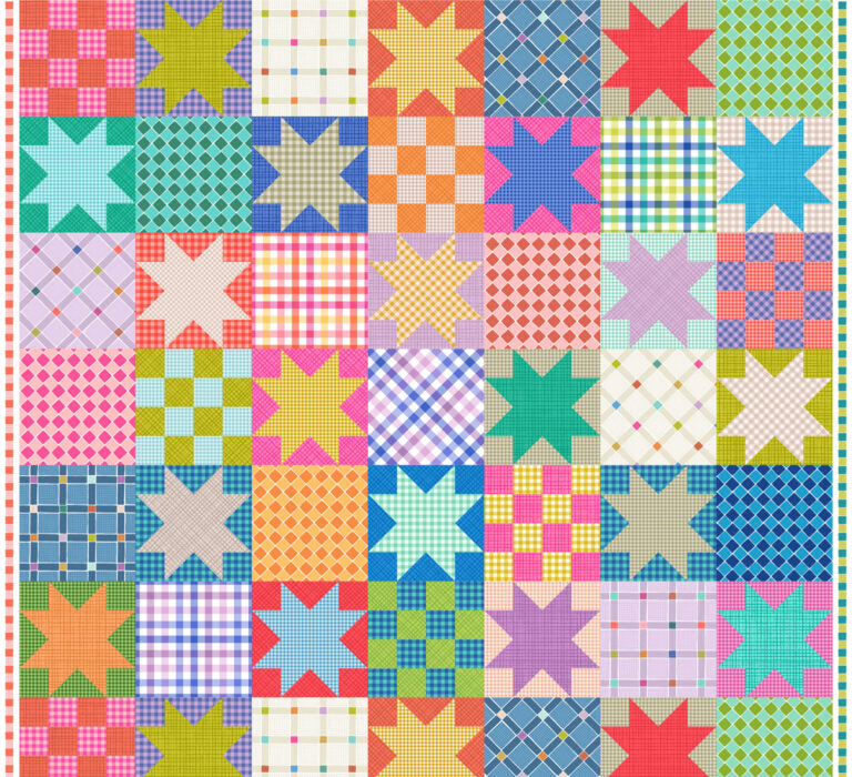 Patchwork Joy 6 inch Star Squares