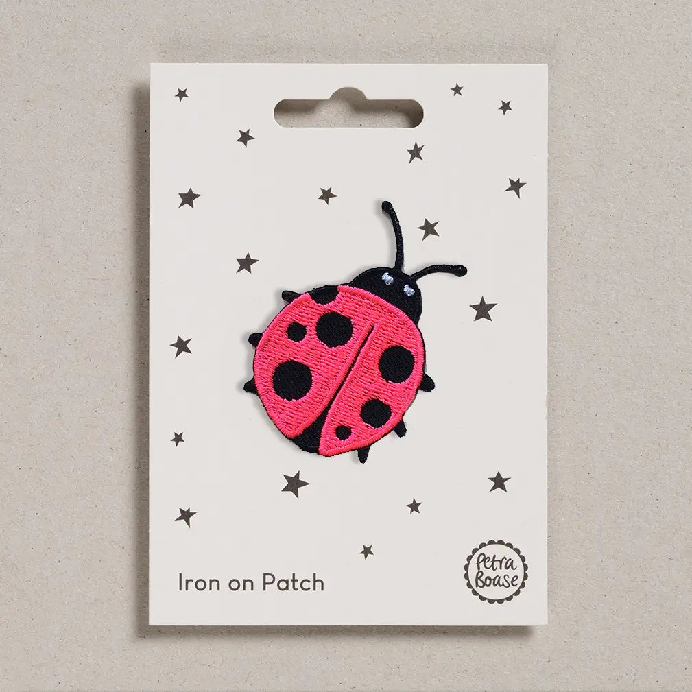 Ladybird Iron-On Embroidered Patch