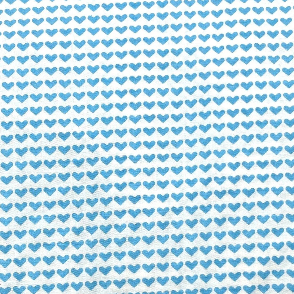 Love is All in Bleu Ciel (Sky Blue) Cotton Coupon