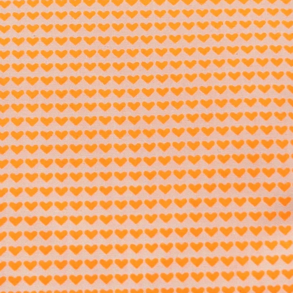 Love is All in Orange Fluorescent Cotton Coupon
