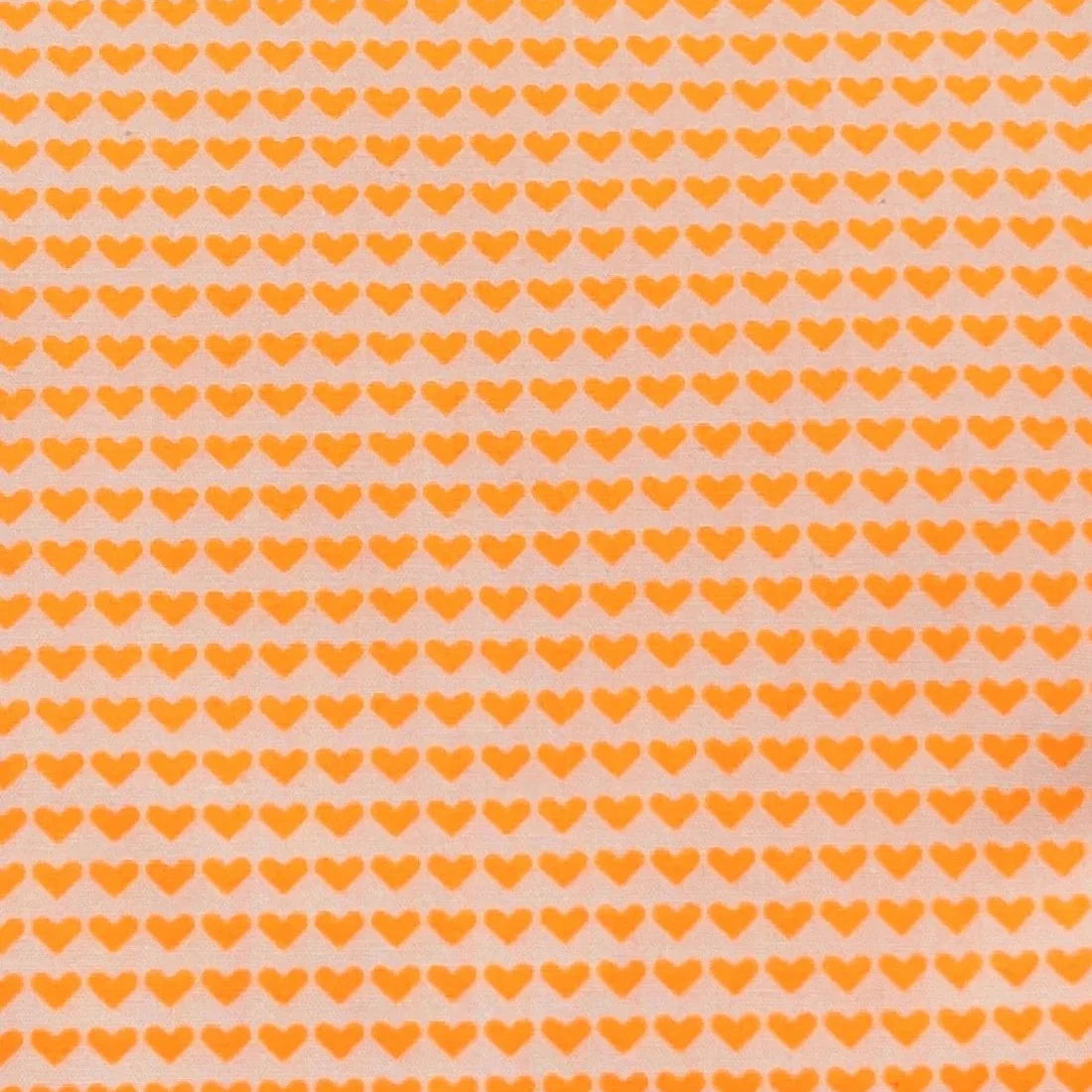 Love is All in Orange Fluorescent Cotton Coupon
