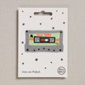 Mix Tape Iron-On Embroidered Patch