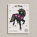 Prancing Pony Iron-On Embroidered Patch