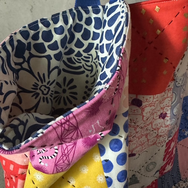 C+S Jumbo Hand-Quilted Luxury Tote