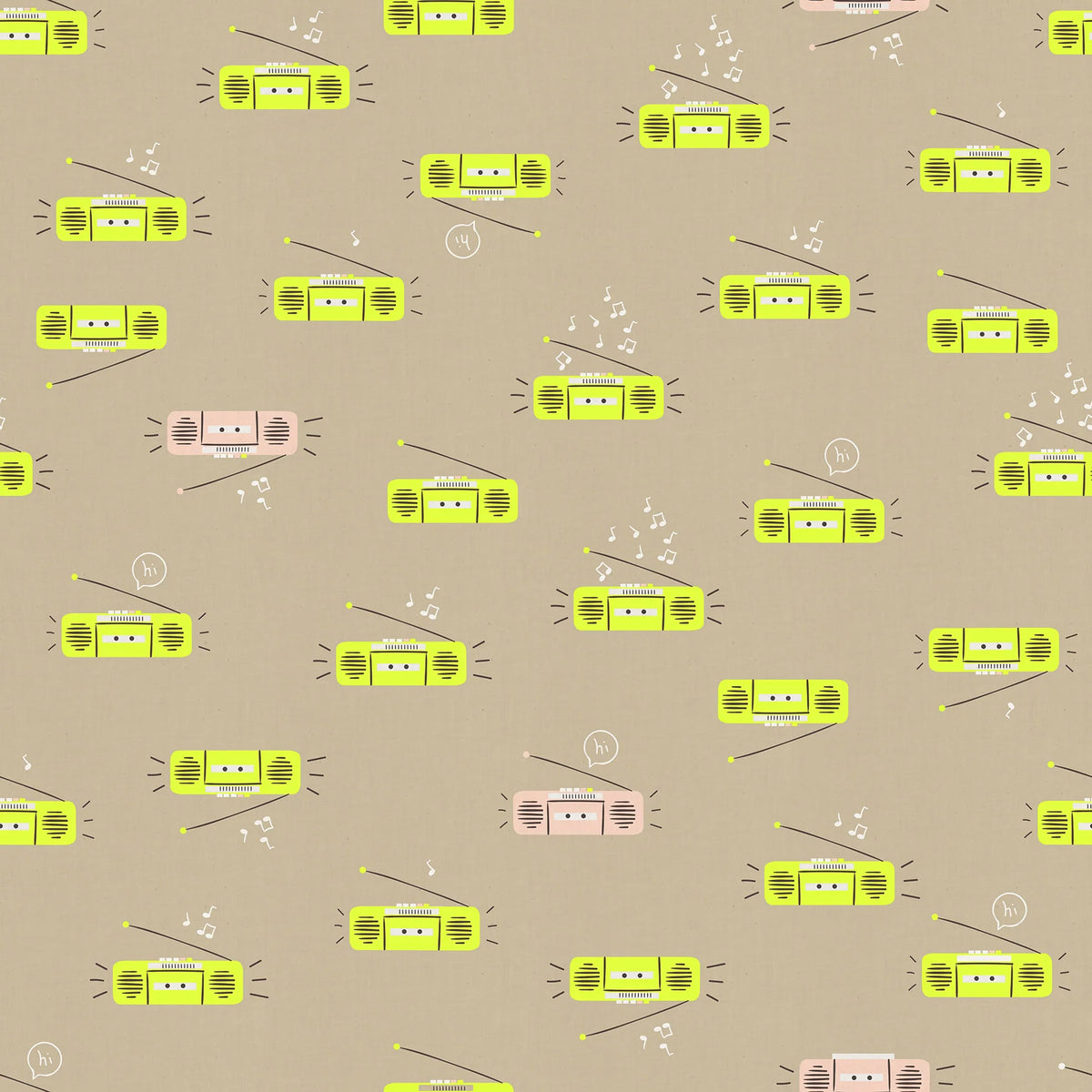 Lofi Linens Boombox Khaki