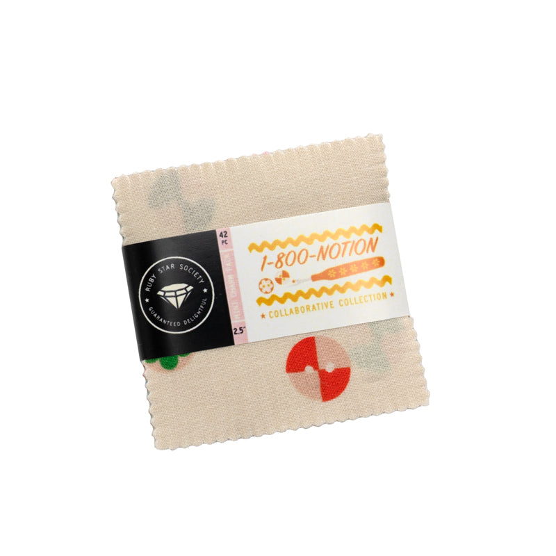 1-800-Notion Mini Charm Pack Ruby Star Society