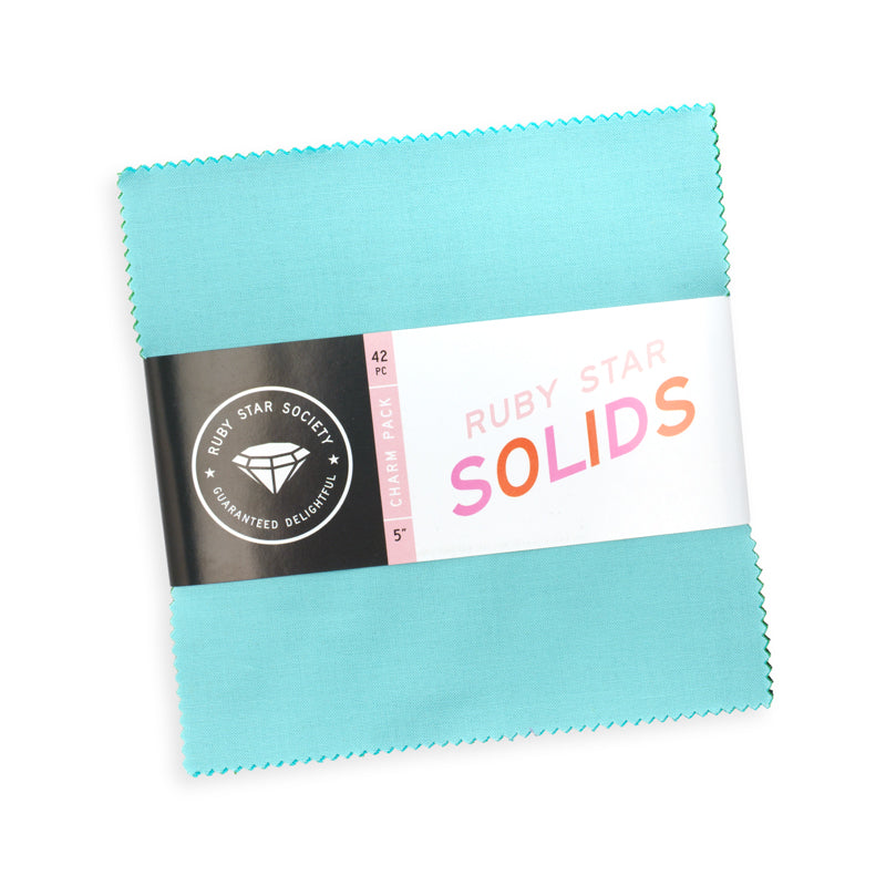 Pre-order Ruby Star Solids 5" Charm Pack