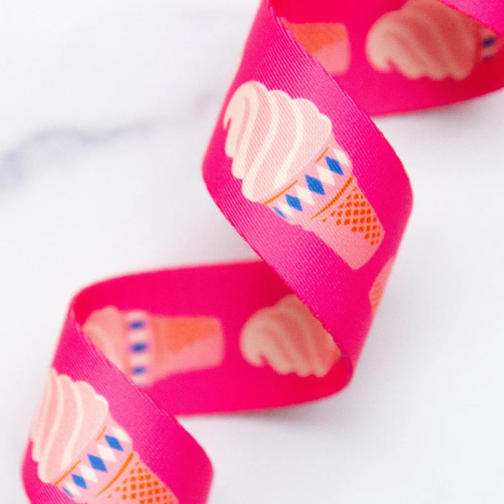 1.5" Ice Cream in Playful Webbing