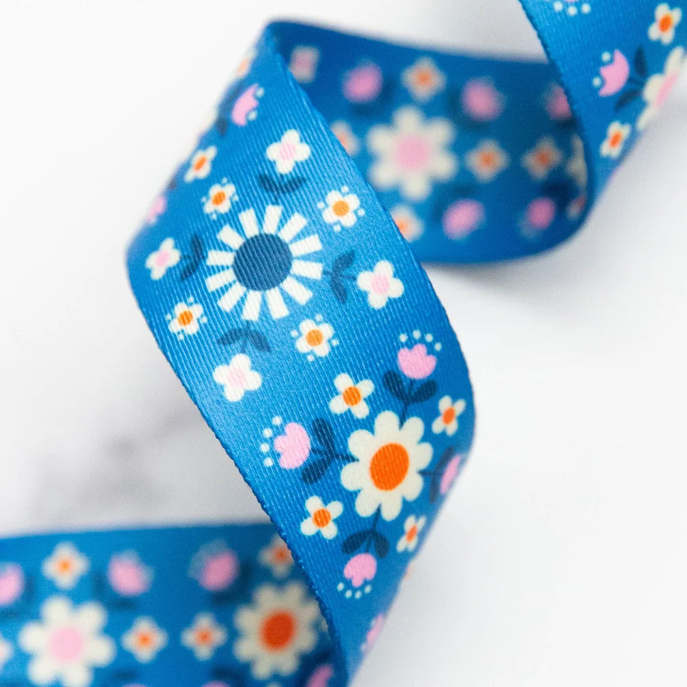 1.5" Florametry in Bright Blue Webbing