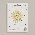 Sun Iron-On Embroidered Patch