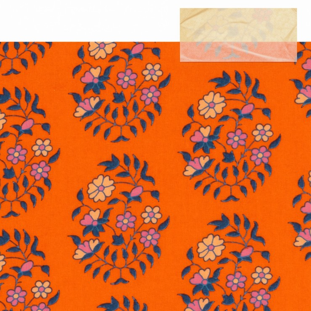 Shalin Orange Cotton Coupon