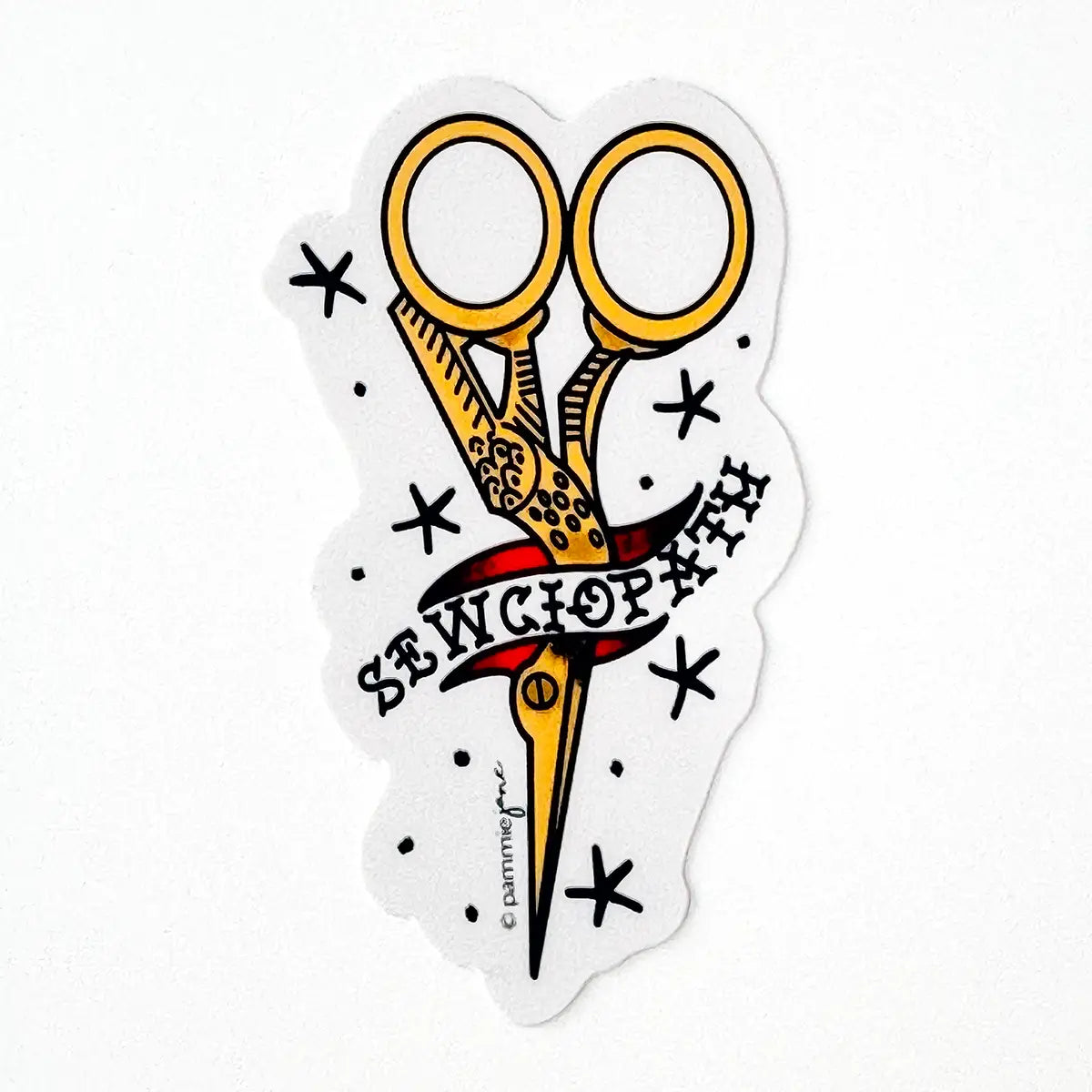 Sewciopath Sticker