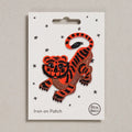 Crouching Tiger Iron-On Embroidered Patch
