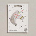 Unicorn Head Iron-On Embroidered Patch
