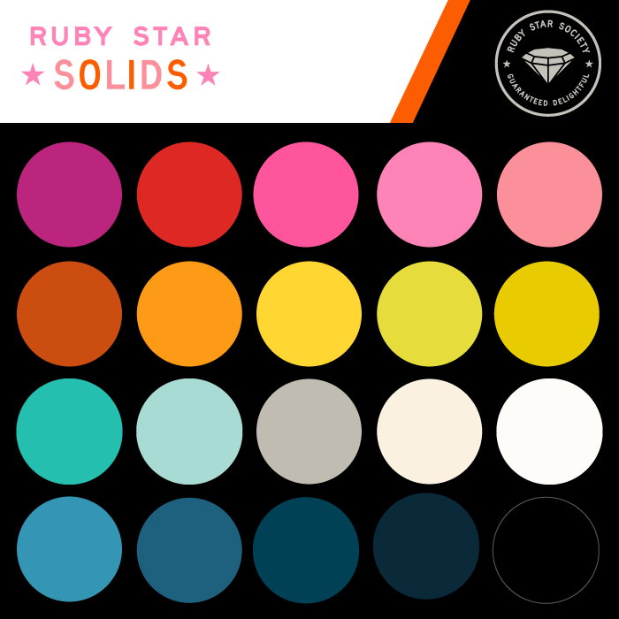 Pre-order Ruby Star Solids Fat Quarter Bundle