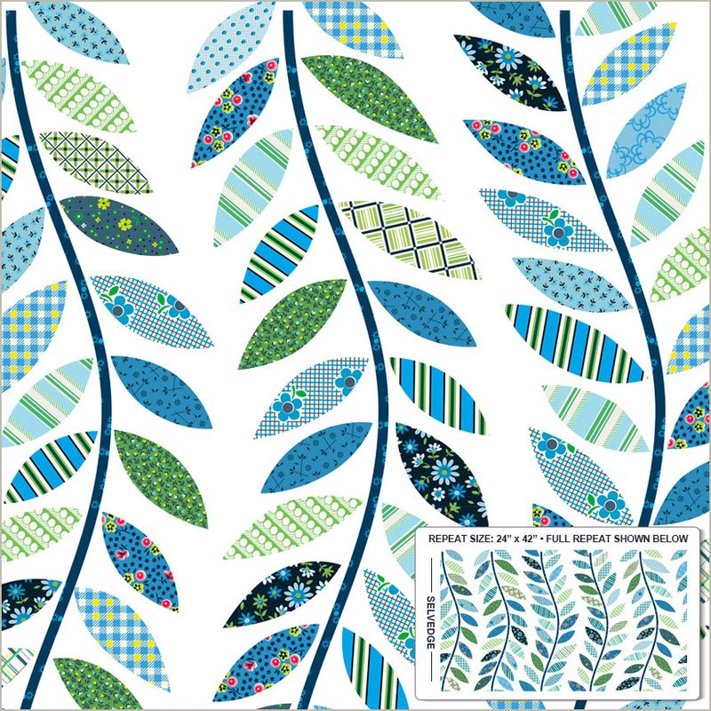 Leafy Vine Cheater: Blue