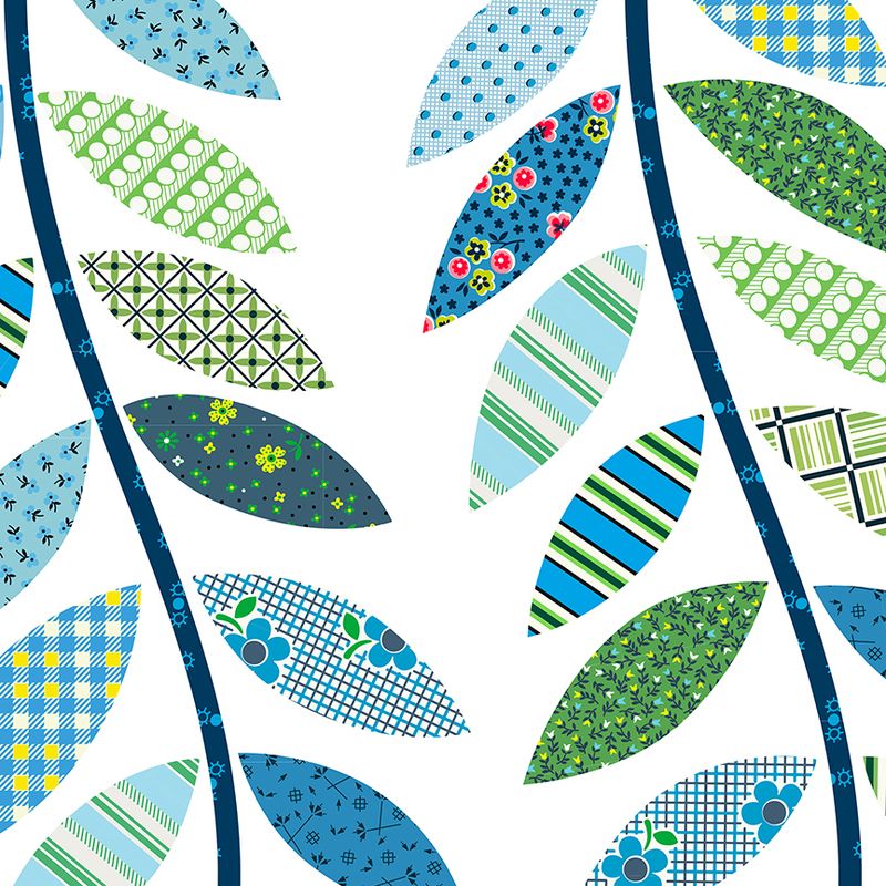 Leafy Vine Cheater: Blue