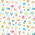 Cream Flower Grid