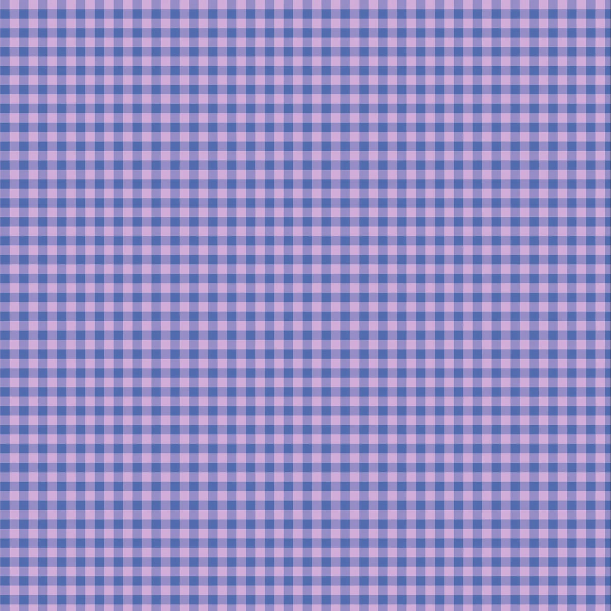 Lavender and Blue Mini Gingham