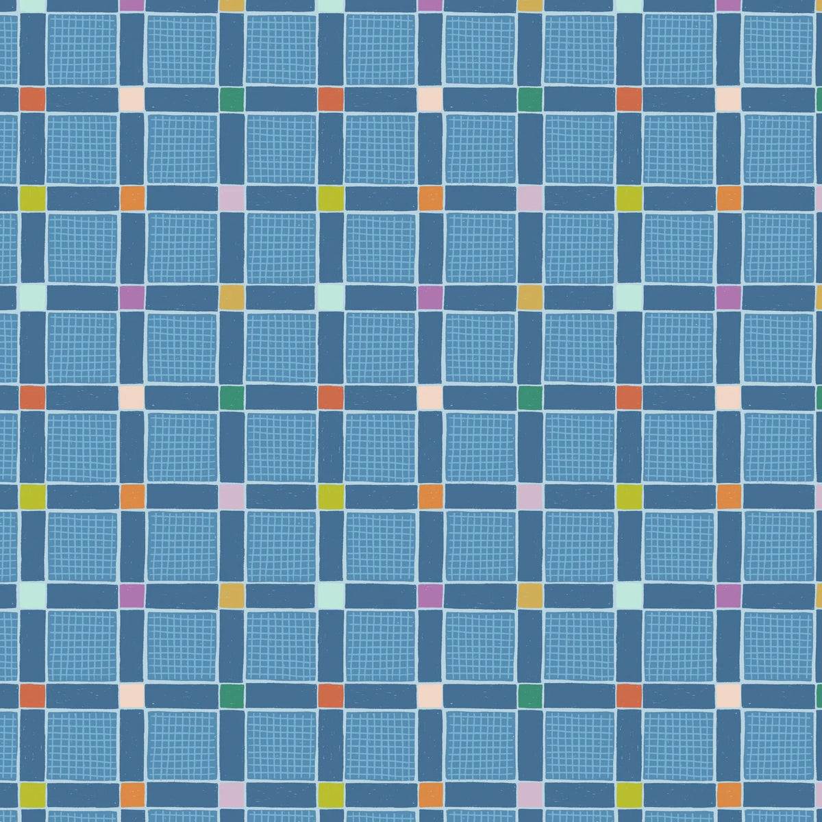 Lovely Check Blue