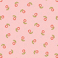 Pink Micro Gingham Flowers