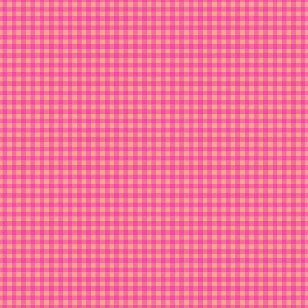 Pink and Peach Mini Gingham
