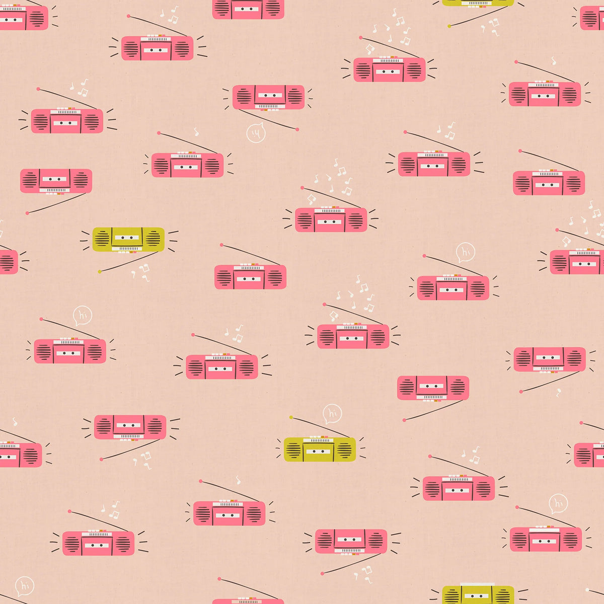 Lofi Linens Boombox Peach Blossom