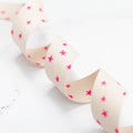 1.5" Starry Natural in Pink Webbing
