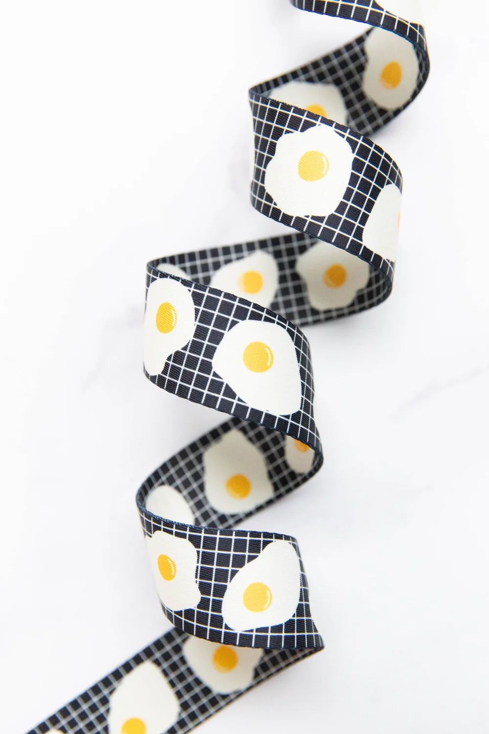 1.5" Fried Eggs in Black Webbing
