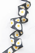 1.5" Fried Eggs in Black Webbing