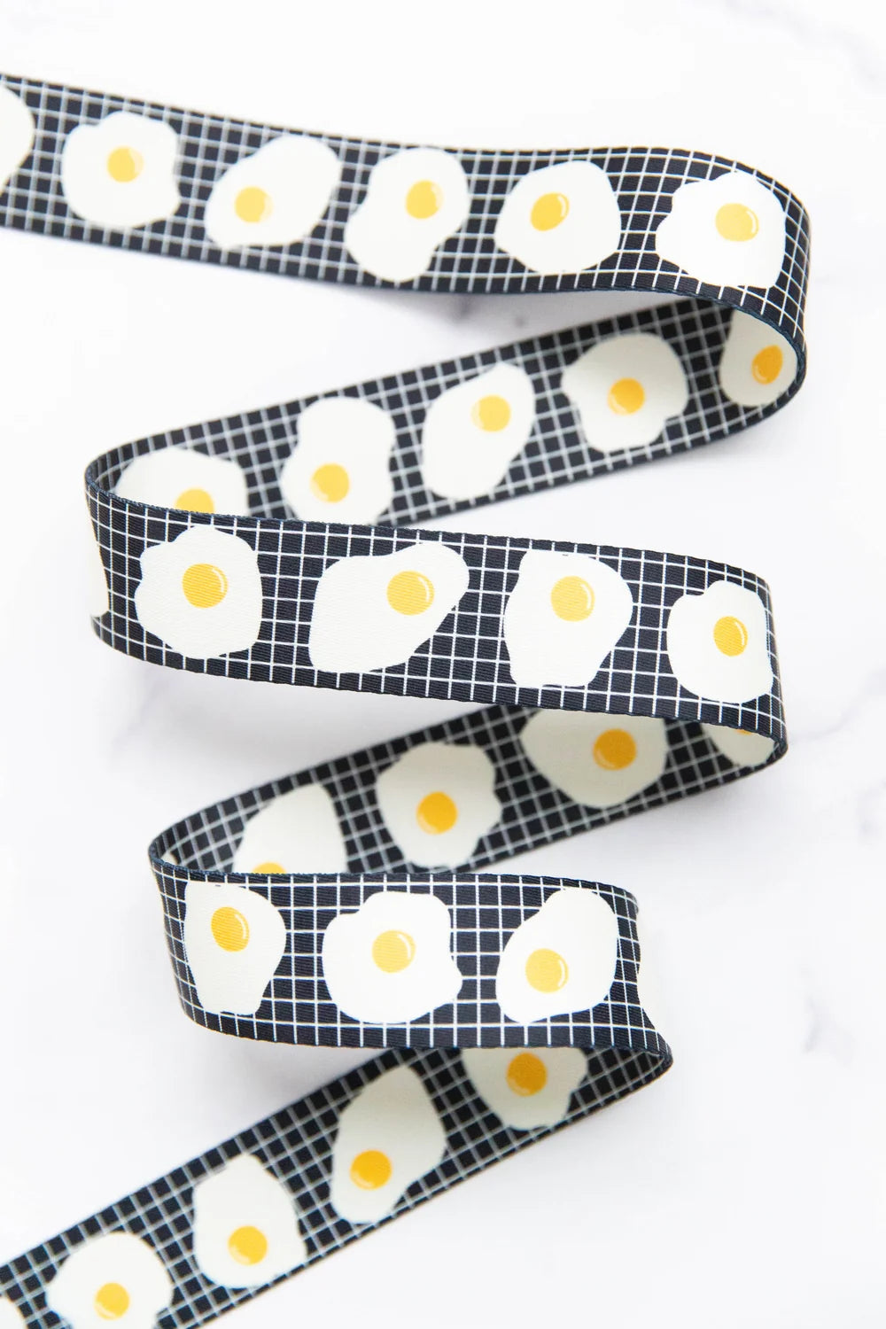 1.5" Fried Eggs in Black Webbing