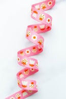 1" Strawbitties in Pink Webbing