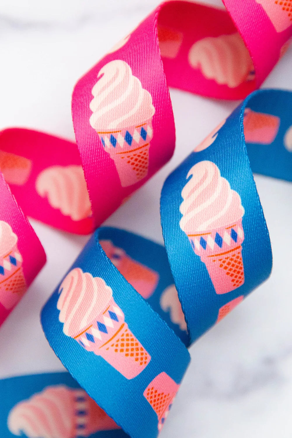 1.5" Ice Cream in Playful Webbing